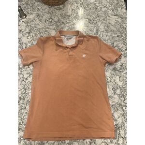 Banana Republic Men's Peach Short Sleeve Polo Shirt Size S Casual